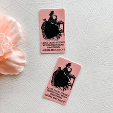 Load image into Gallery viewer, Little Women Sticker I Like Good Strong Words Jo.