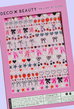Load image into Gallery viewer, Nail Art Stickers - Coquette.