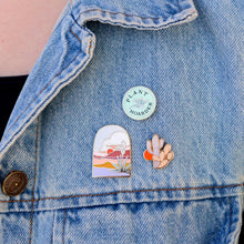 Load image into Gallery viewer, Agave Sunset Enamel Pin.