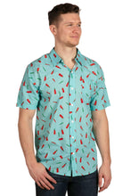 Load image into Gallery viewer, Men's Hot Sauce Summer Hawaiian Shirt.