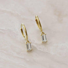 Load image into Gallery viewer, Baguette Hoops.