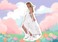 Load image into Gallery viewer, Taylor Swift sticker, Tortured poets sticker.