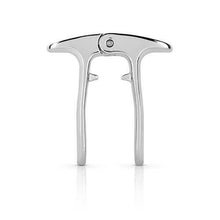 Load image into Gallery viewer, Harrison Polished Silver-Finish Champagne Cork Puller.