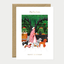 Load image into Gallery viewer, Birthday dog lovers - Greeting Card - Gold Foil