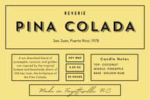 Load image into Gallery viewer, Piña Colada Candle – San Juan, Puerto Rico, 1978