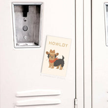 Load image into Gallery viewer, Howldy Dog Rectangle Magnet.