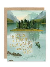 Load image into Gallery viewer, Clear Skies Luxe Birthday Card