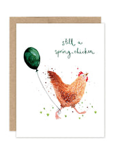 Load image into Gallery viewer, Spring Chicken Luxe Birthday Card
