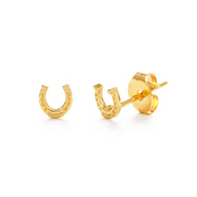 Load image into Gallery viewer, Horseshoe Stud Earrings