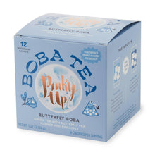 Load image into Gallery viewer, Boba Tea - Butterfly - Box of 12 Wrapped Pyramid Sachets.