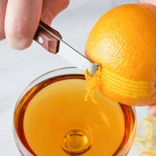 Load image into Gallery viewer, Viski Professional Citrus Zester w/ Acacia Handle.