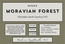 Load image into Gallery viewer, Moravian Forest Candle Old Salem, North Carolina — 1772