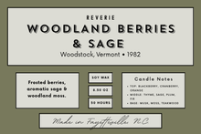 Load image into Gallery viewer, Woodland Berries & Sage Candle - Woodstock, Vermont • 1982