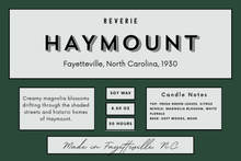 Load image into Gallery viewer, Haymount Candle - Fayetteville, North Carolina · 1930