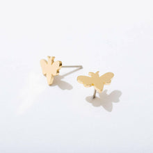 Load image into Gallery viewer, Little Bee Stud Earrings.