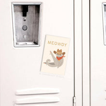 Load image into Gallery viewer, Meowdy Cat Rectangle Magnet.