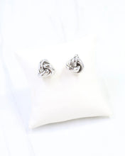 Load image into Gallery viewer, Clarissa Forget Me Knot Earring Silver