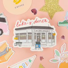 Load image into Gallery viewer, Luke's Diner Illustrated Sticker.