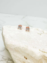 Load image into Gallery viewer, Classic Diamond Cubic Zirconia Studs.