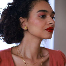 Load image into Gallery viewer, Vintage Flower Stud Earrings.