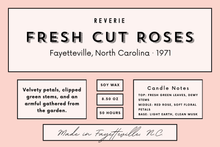 Load image into Gallery viewer, Fresh Cut Roses Candle - Fayetteville, North Carolina · 1971