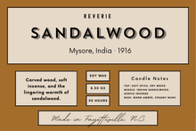 Load image into Gallery viewer, Sandalwood Candle - Mysore, India · 1916