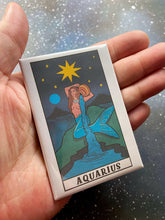 Load image into Gallery viewer, Aquarius Zodiac Astrology Magnet.