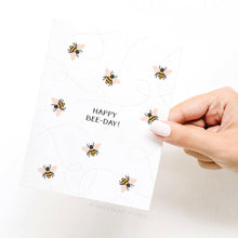 Load image into Gallery viewer, Happy Bee-day! Greeting Card.