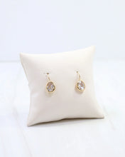 Load image into Gallery viewer, Everlee Teardrop CZ Earring WR Gold
