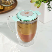 Load image into Gallery viewer, Erin™ Double-Winged Universal Loose Leaf Tea Infuser w/ Lid.