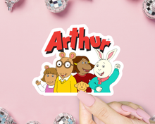Load image into Gallery viewer, Arthur Sticker, 90s Children Show, D.W. Buster Francine.