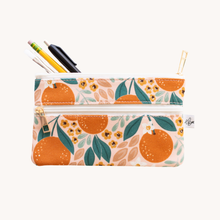 Load image into Gallery viewer, Oranges Pencil Pouch.