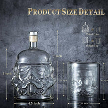 Load image into Gallery viewer, Stormtrooper Bottle Decanter,  Star Wars Storm trooper.