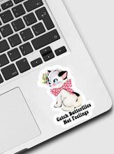 Load image into Gallery viewer, Catch Butterflies Not Feelings Sticker.