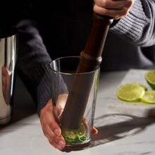 Load image into Gallery viewer, Viski Professional 12" Acacia Wood Muddler w/ Hanging Strap.