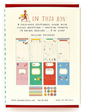 Load image into Gallery viewer, Animal Menagerie Stationery Kit.
