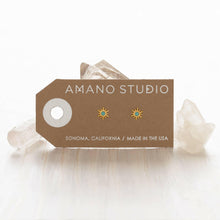 Load image into Gallery viewer, Starburst Stud Earrings.