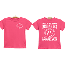 Load image into Gallery viewer, Youth Shirts - Motivational Graphic Tee - Dear Person Behind.