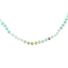 Load image into Gallery viewer, Iridescent Natural Gemstone Glass Beaded Necklace.