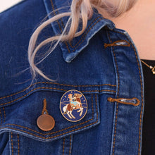 Load image into Gallery viewer, Cowgirl Enamel Pin.