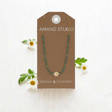 Load image into Gallery viewer, Daisy Miyuki Bead Necklace.