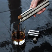 Load image into Gallery viewer, Stainless Steel Cigar Holder and Flask.