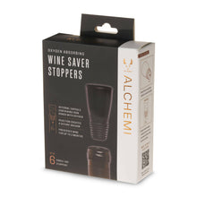 Load image into Gallery viewer, Alchemi™ Repour Vaccuum Seal Wine Stoppers - Set of 6.