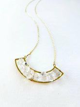 Load image into Gallery viewer, Boho Quartz Statement Necklace | Bohemian Necklace.