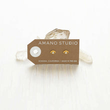Load image into Gallery viewer, Eye Stud Earring with Crystal.