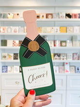 Load image into Gallery viewer, A Toast To You Champagne Congratulations Greeting Card.