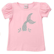 Load image into Gallery viewer, Mermaid Tail Short Puff Sleeve.