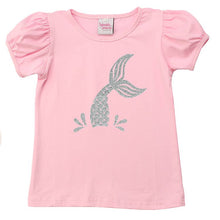 Load image into Gallery viewer, Mermaid Tail Short Puff Sleeve.
