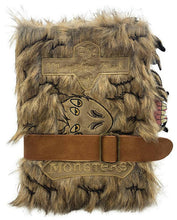 Load image into Gallery viewer, Harry Potter: Monster Book of Monsters Plush Journal.