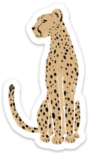 Load image into Gallery viewer, Cheetah Sticker 3.5x2in.